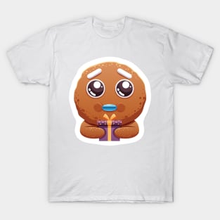 Christmas Sticker, Ginger Man Sticker T-Shirt